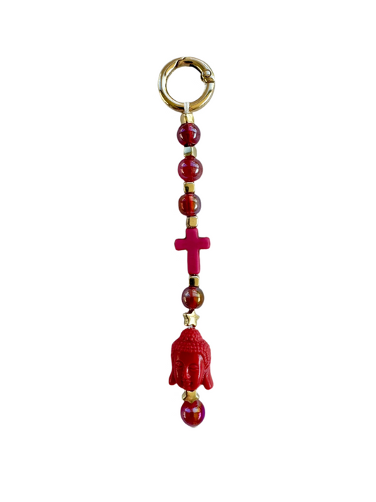 RED HOLY BUDDHA Bag Charm