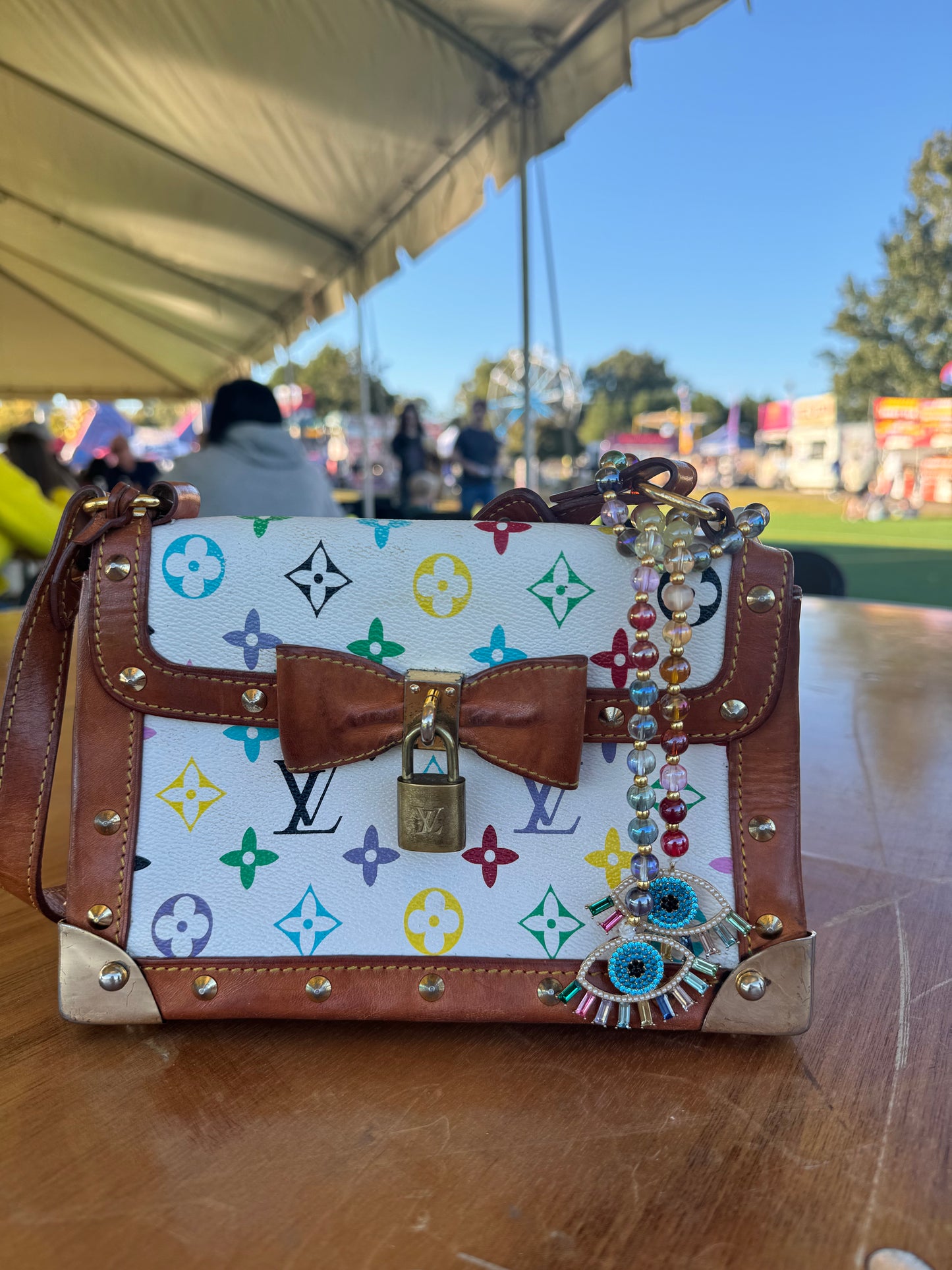 RAINBOW EYES Bag Charm Wrap