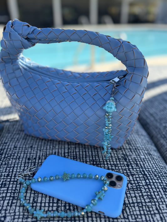 TURQUOISE BUDDHA BLING Bag Charm