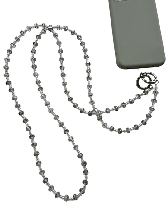 LIGHT GRAY Cell Phone crossbody Strap