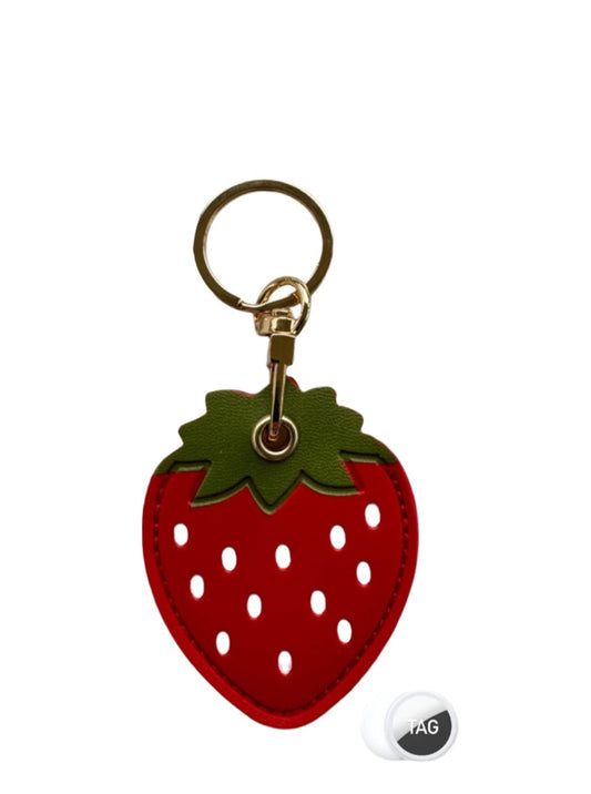 Strawberry AirTag Charm Holder